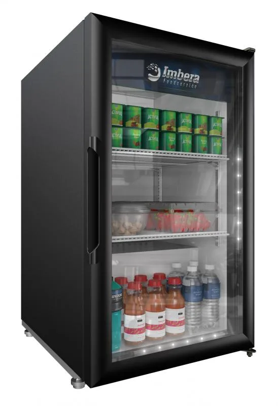 Imbera 21″ One (1) Glass Door Countertop Refrigerator, 5 cu.ft. (142 Liter), Black