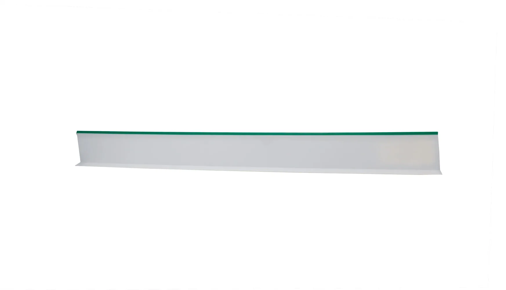 3″ x 30″ White Divider with Green Beading