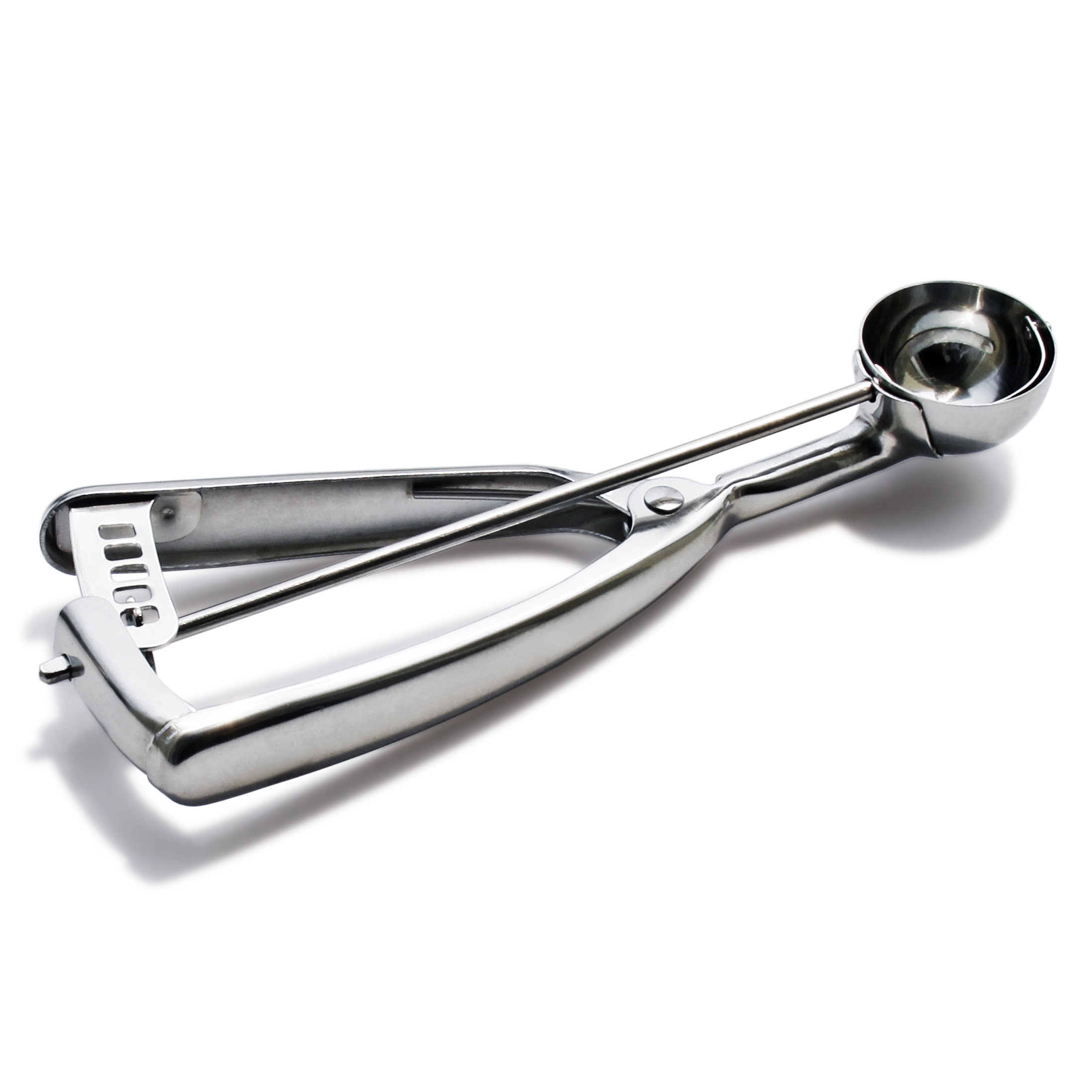 #70 Stainless Steel Squeeze Handle Ice Cream Scoop Disher – 1/2 oz