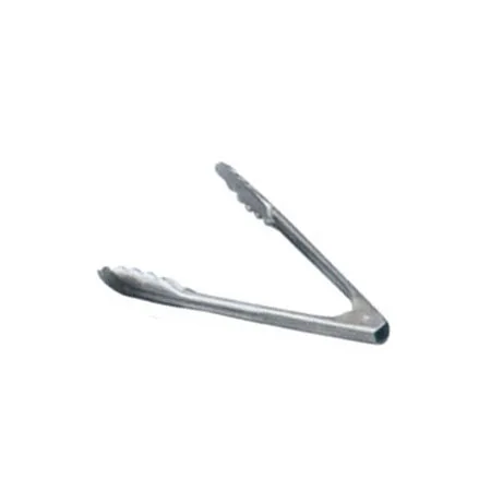 9" Stainless Steel Coiled Spring Utility Tongs – Medium-Weight