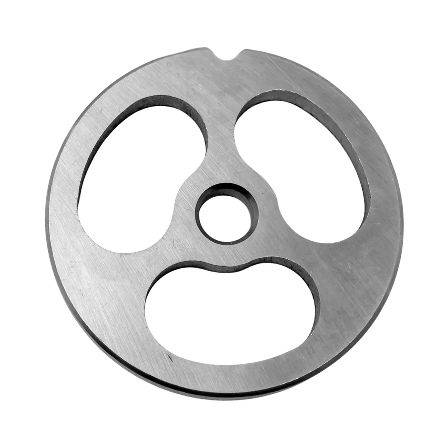 #8 Kidney Plate 3 Holes, One Notch, Without Hub for Meat Grinder