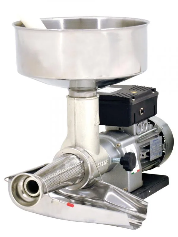 Medium-Duty Electric Tomato Squeezer with 0.4 HP Motor and Stainless Steel Cover