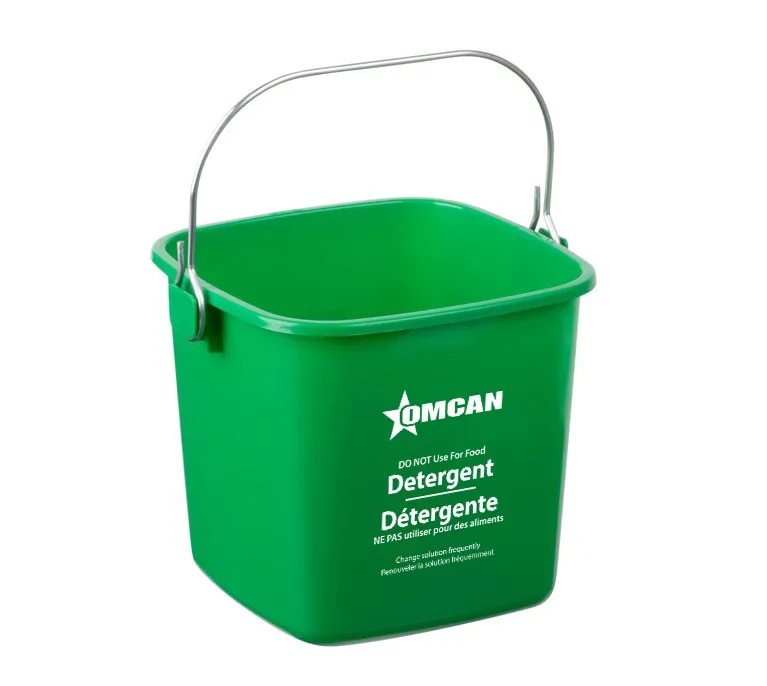3 qt Green Cleaning Pail For Detergent