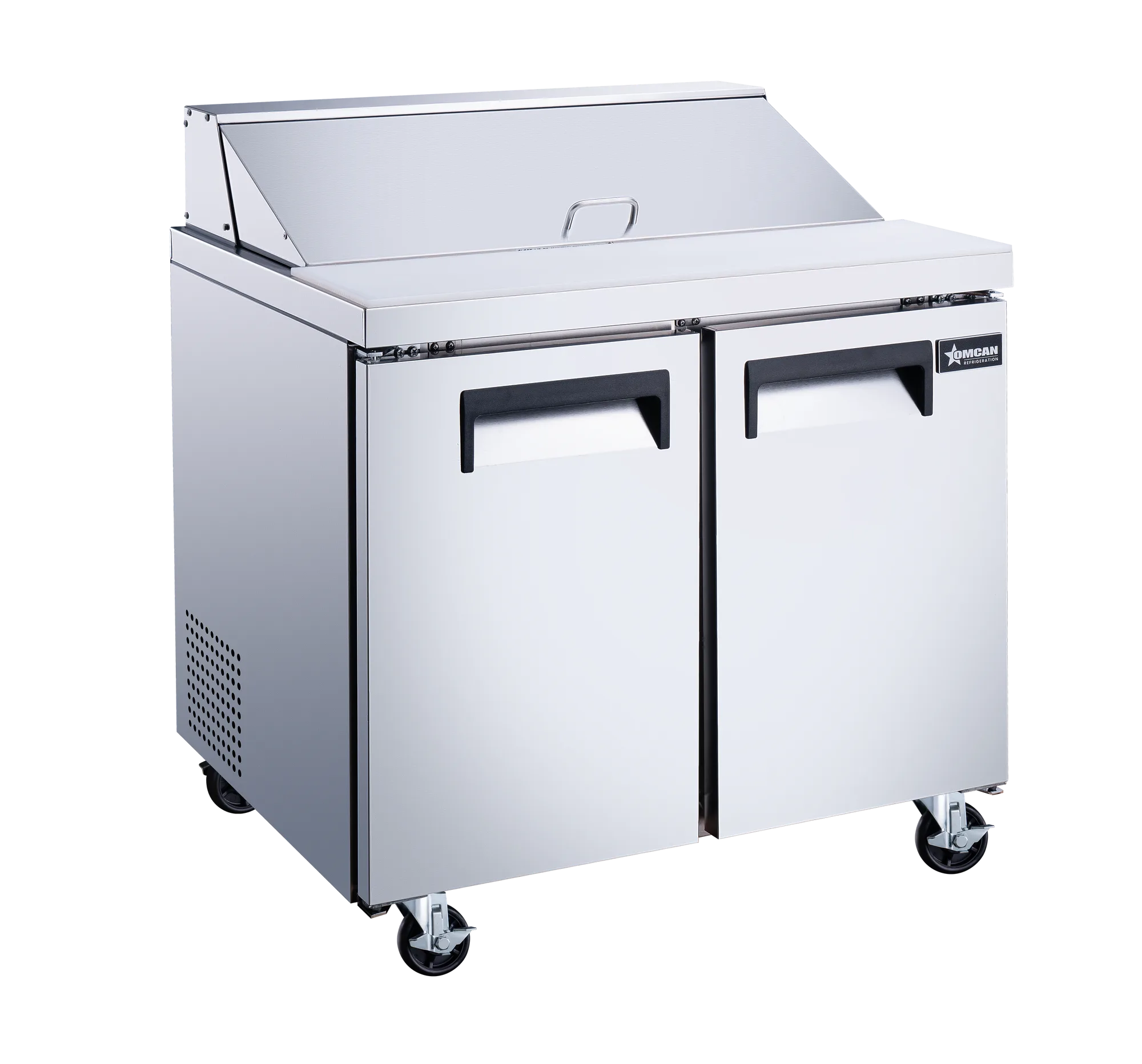 36″ Two (2) Door Refrigerated Prep Table, 9 cu.ft. (255 L), Stainless Steel
