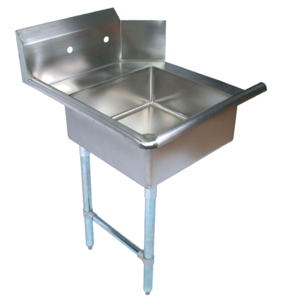 26" Left Side Soiled Dish Table with Sink