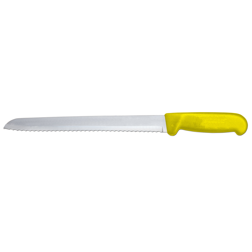 8" Slicer Narrow Blade Knife with Yellow Polypropylene Handle