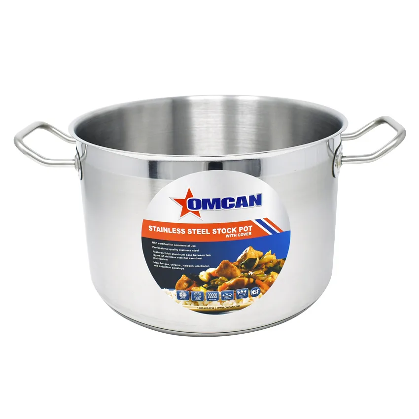 12 qt Stainless Steel Stock Pot with Lid