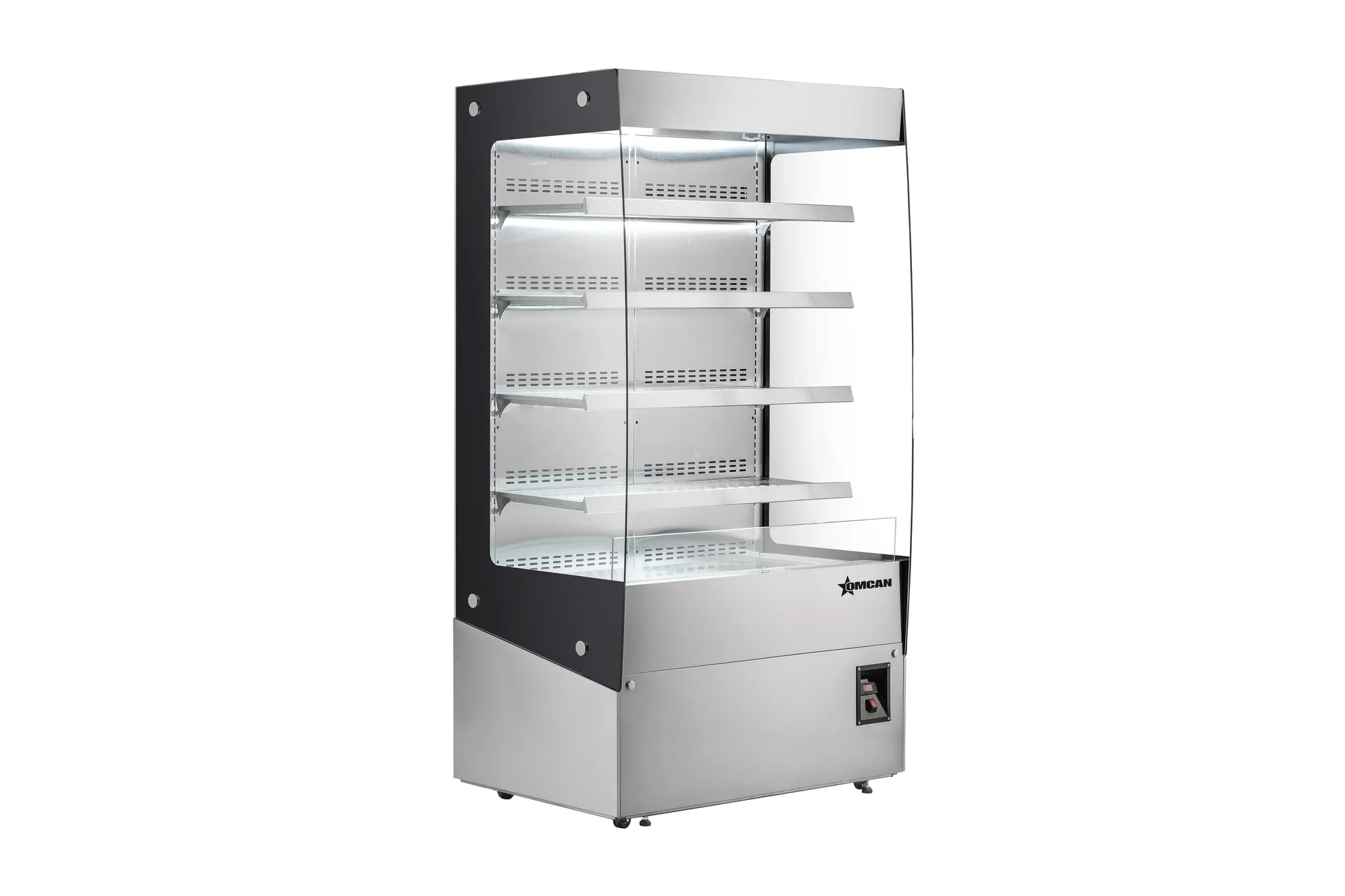 46" Floor Display Warmer, 4 Shelves, Open Front, Self-Service, 26.8 cu. ft. (760 L) Capacity - 220V, 3100W