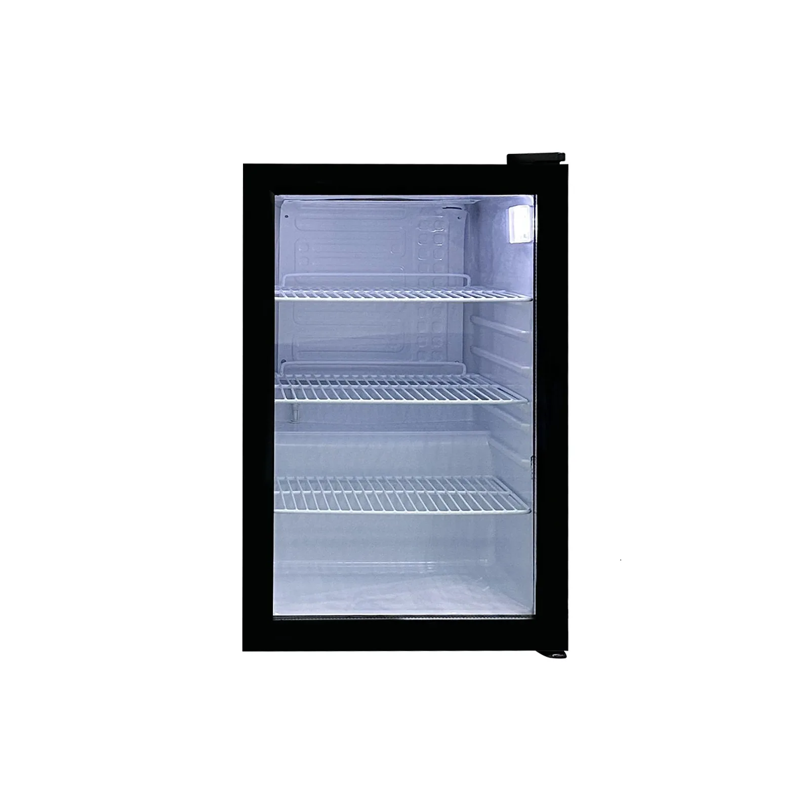 19″ One (1) Glass Door Countertop Display Refrigerator, 2.5 cu.ft. (68 L), Black