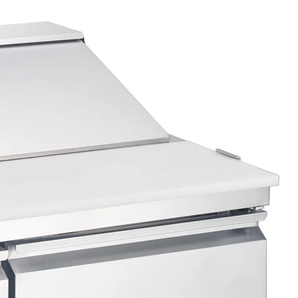 Aurora 70″ Three (3) Door Refrigerated Sandwich/Salad Prep Table, 19.5 cu.ft. (553 L), Stainless Steel