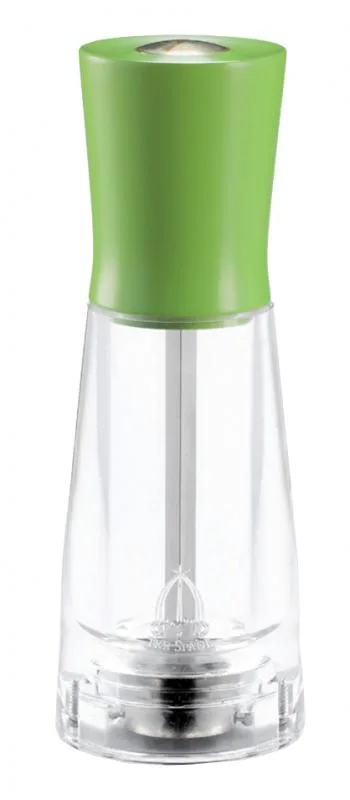 Tosca Series – 6" Pepper Mill Green Beech Wood with Acrylic Resin Base