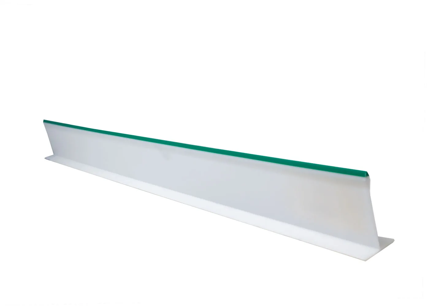 3″ x 30″ White Divider with Green Beading