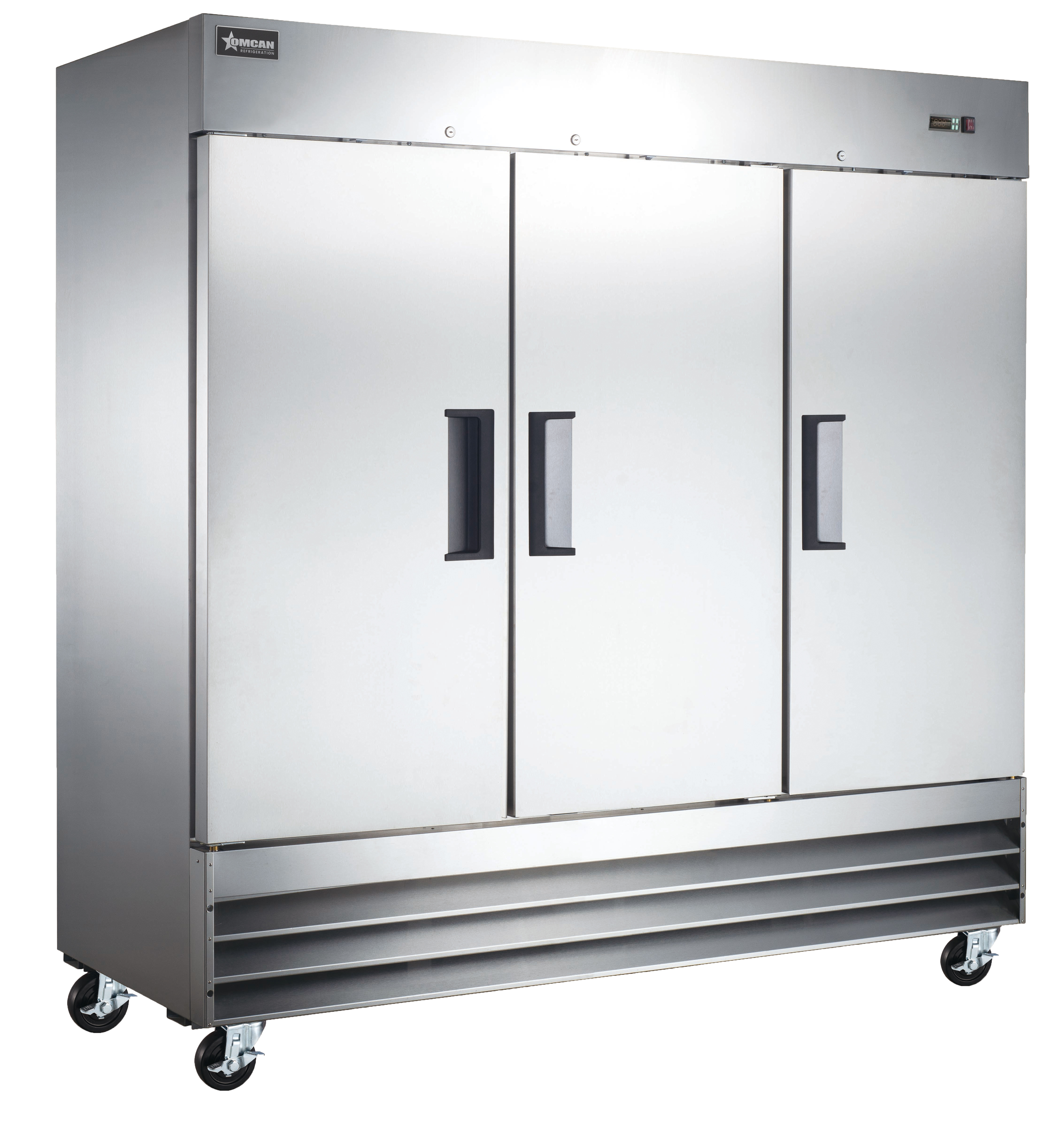 81″ Three (3) Door Reach-in Freezer, 72 cu.ft (2040 L), Stainless Steel