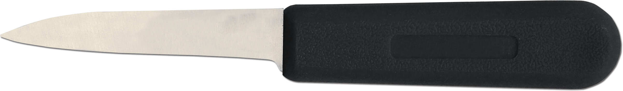 4 ¼" Hotel Style Paring Knife with Black Polypropylene Handle