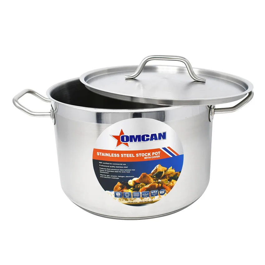 12 qt Stainless Steel Stock Pot with Lid
