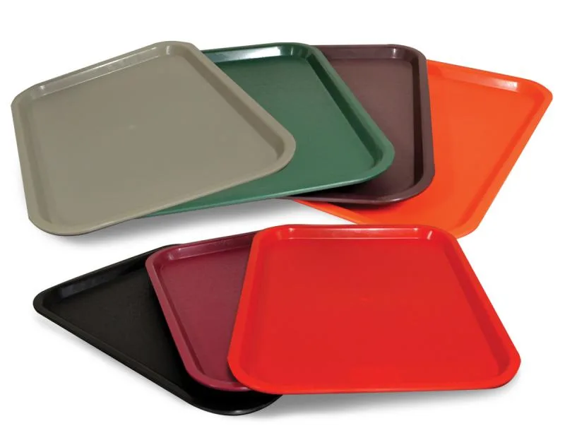 14″ x 18″ Black Fast Food Tray