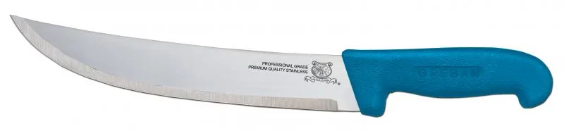 12" Steak Knife with Blue Polypropylene Handle