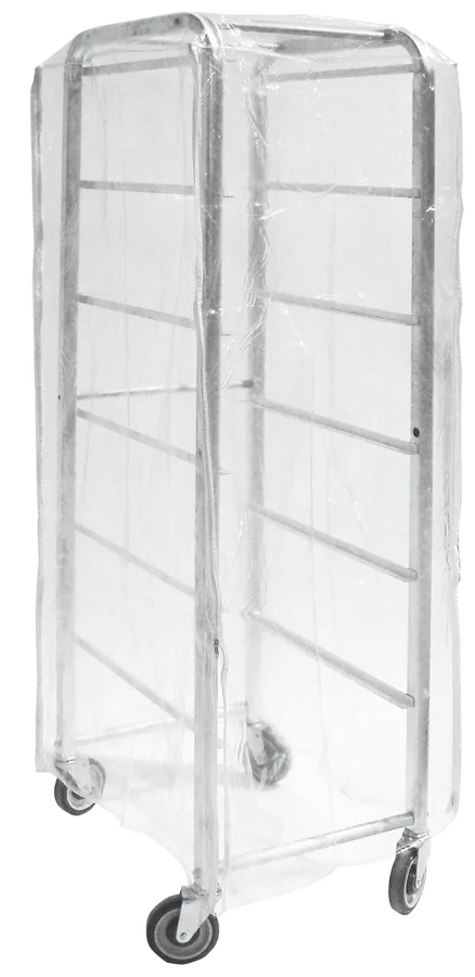 28″ x 24″ x 62″ Clear Nylon Rack Cover