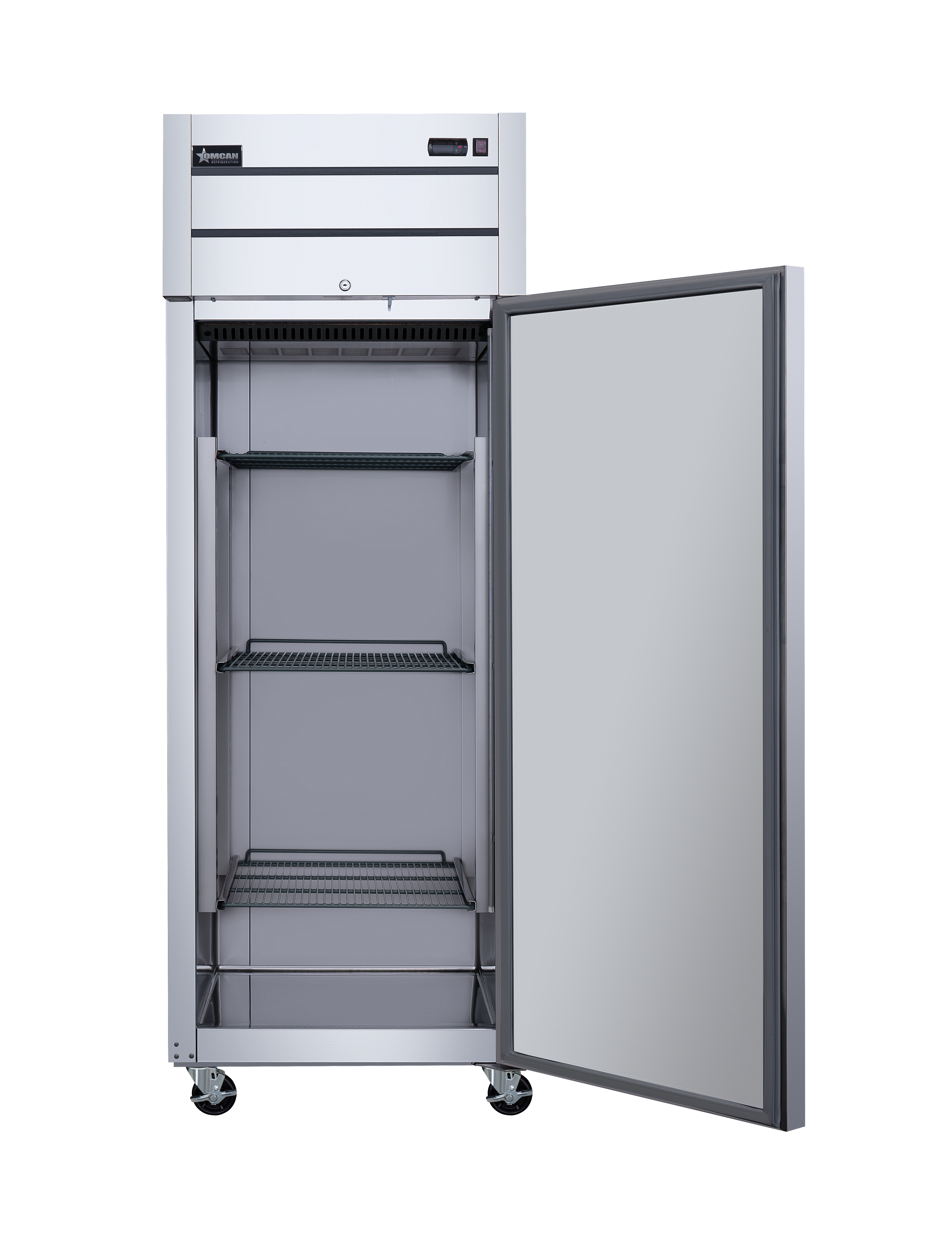 29″ One (1) Door Top Mounted Reach-in Refrigerator, 21.5 cu.ft. (609 L), Stainless Steel