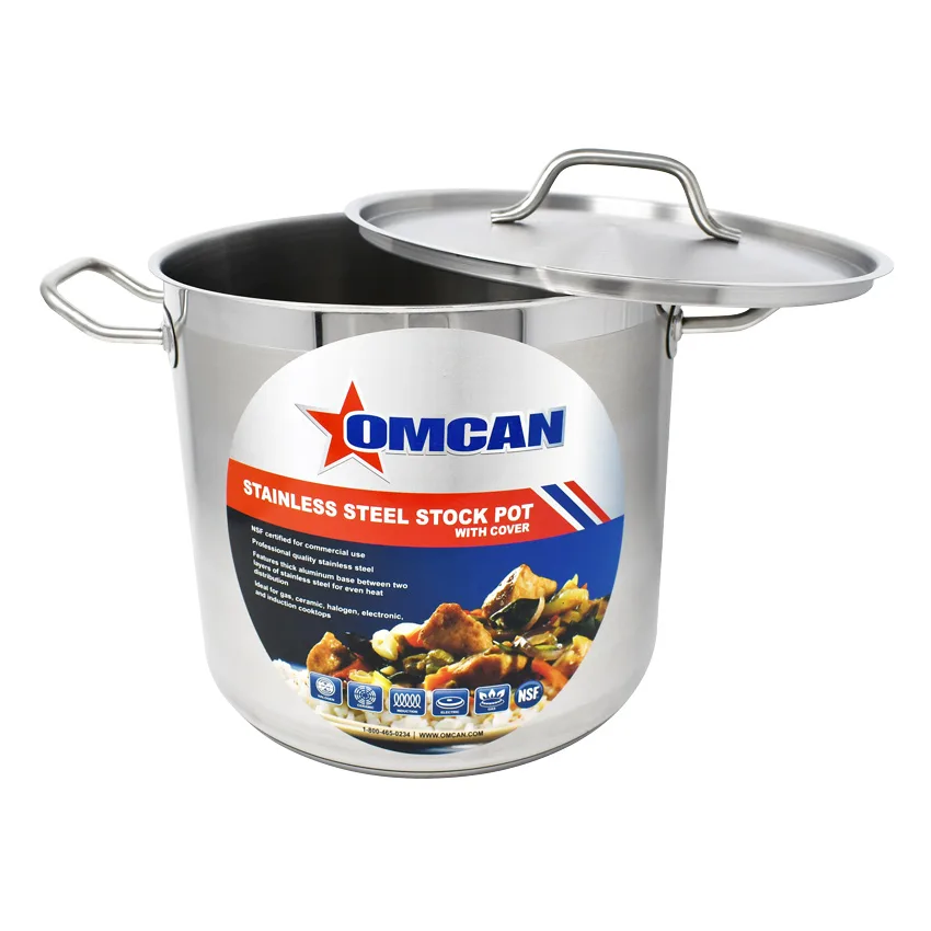 16 qt Stainless Steel Stock Pot with Lid