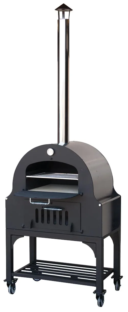 34" Outdoor Wood Burning Oven with Stainless Steel Oven Shelf