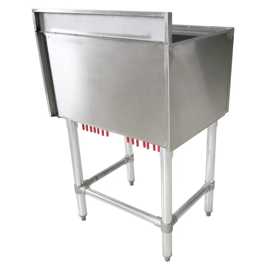 36″ Stainless Steel Insulated Ice Bin with 7 Circuit Post-Mix Cold Plate