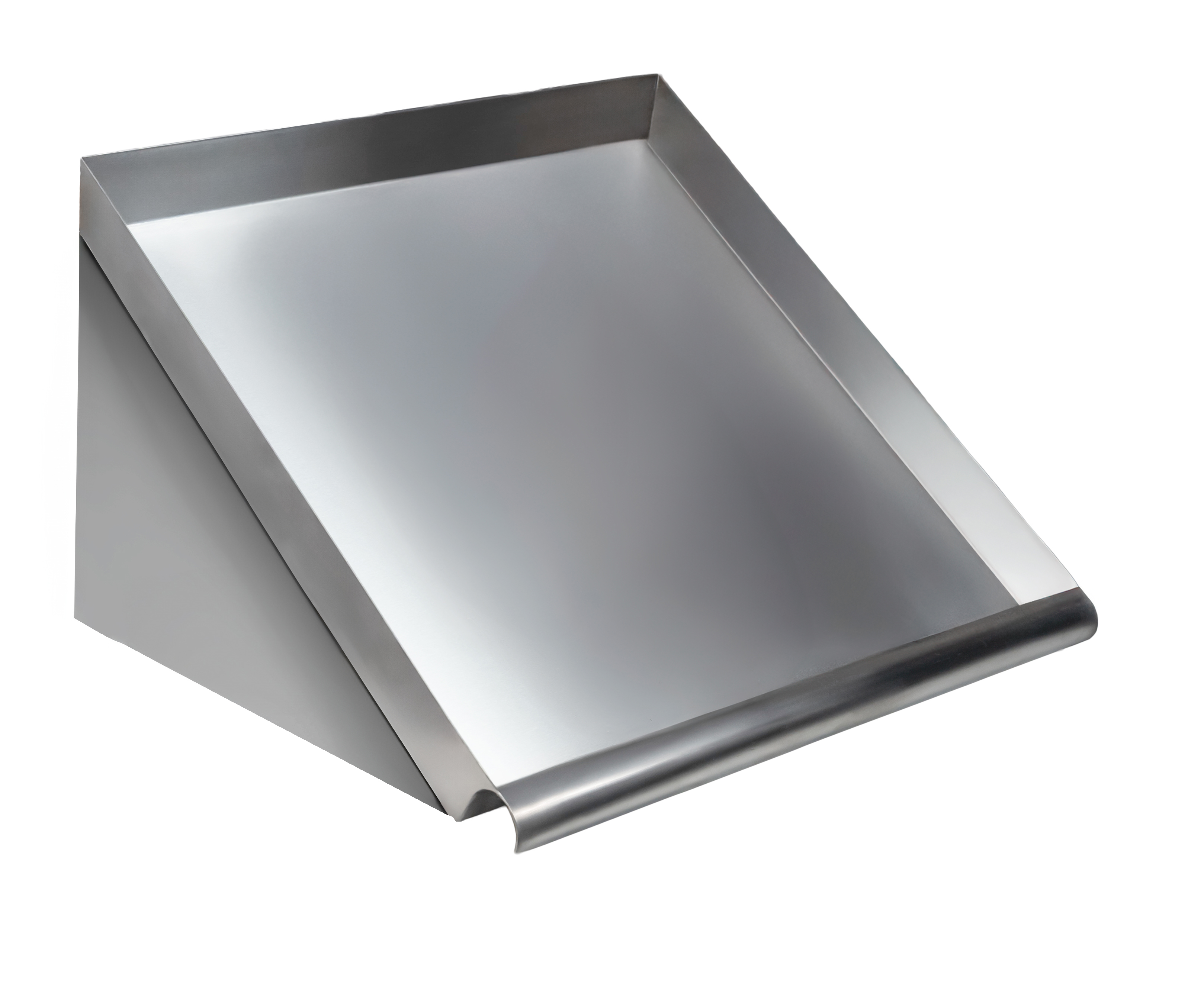 21" Stainless Steel Slanted Rack Shelf