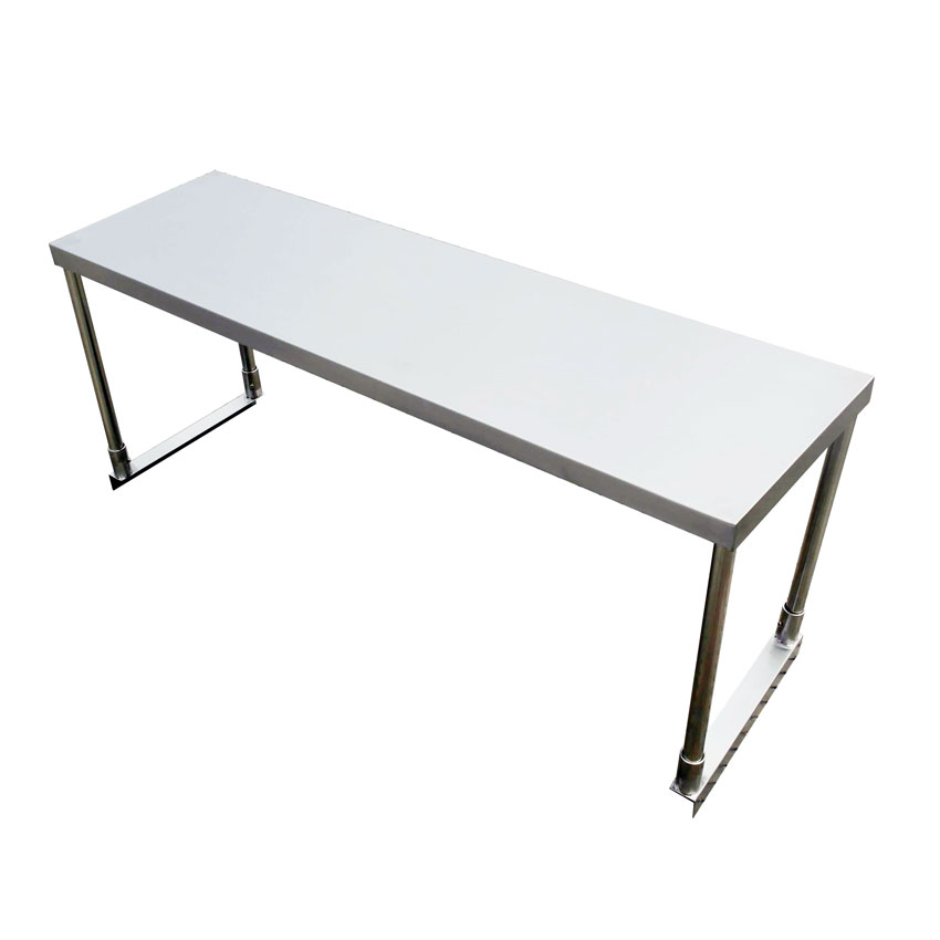 60" Stainless Steel Single Deck Overshelf