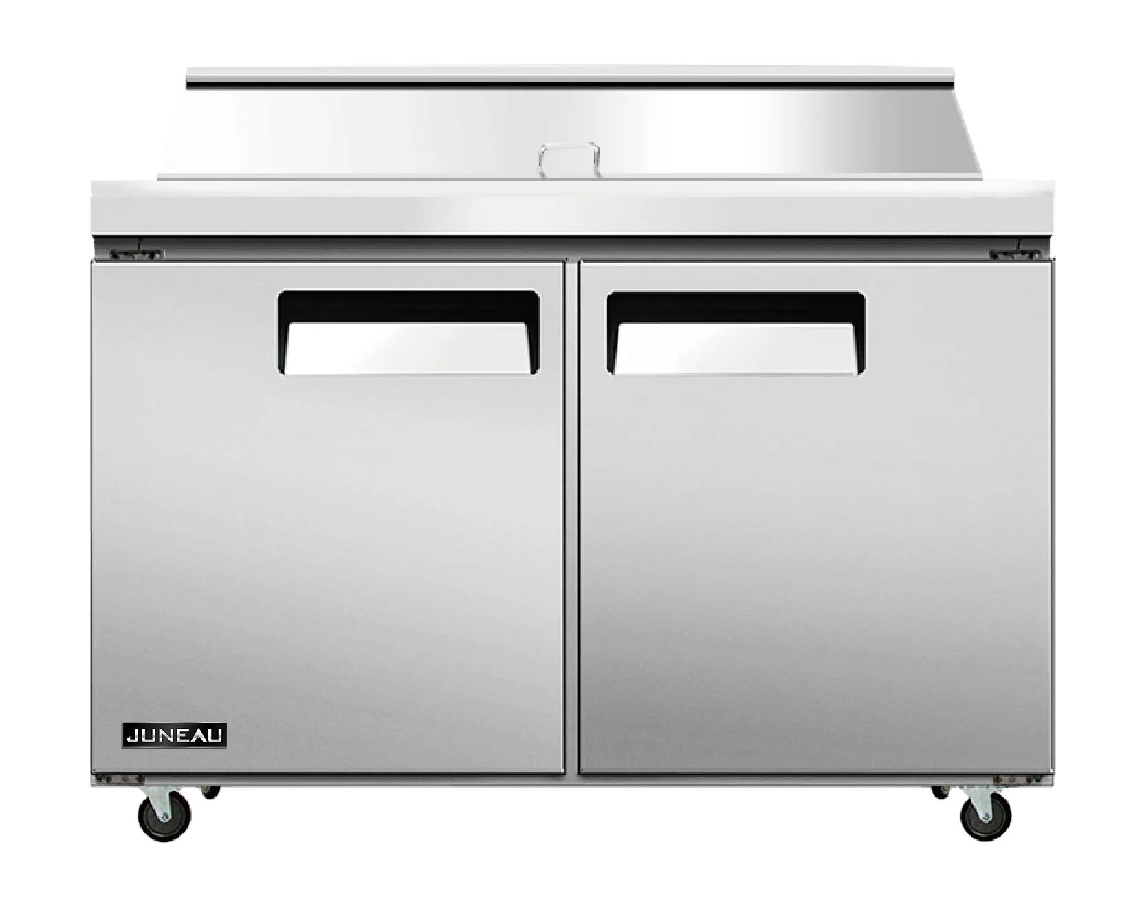 Juneau 60″ Two (2) Door Refrigerated Prep Table, 8.9 cu.ft (249 L), Stainless Steel