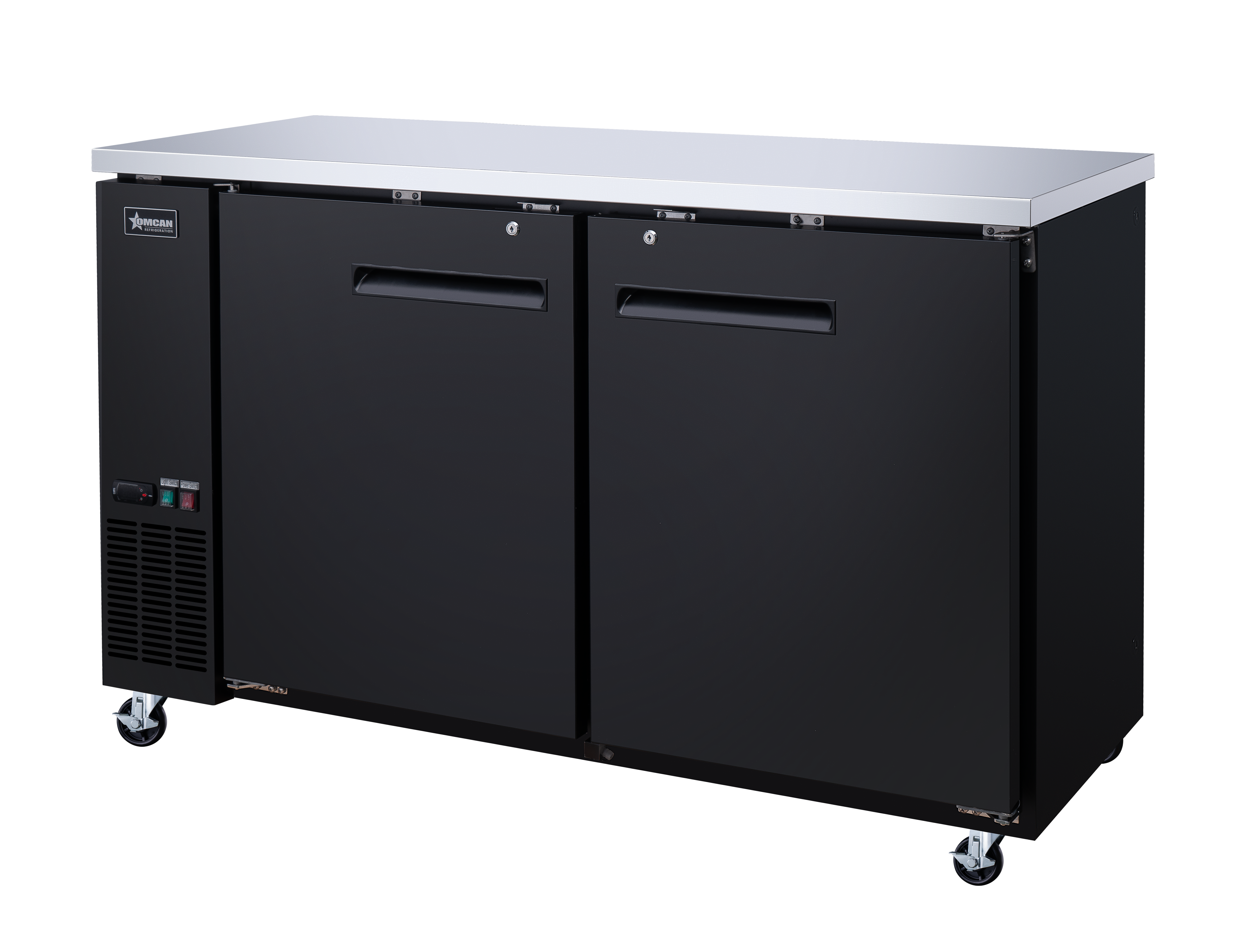 61" Solid 2-Door Bottle Cooler, 15.8 cu.ft. (446 L)