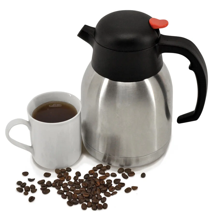 40 oz. (1.2 L) Double-Wall Insulated Stainless Steel Thermal Carafe
