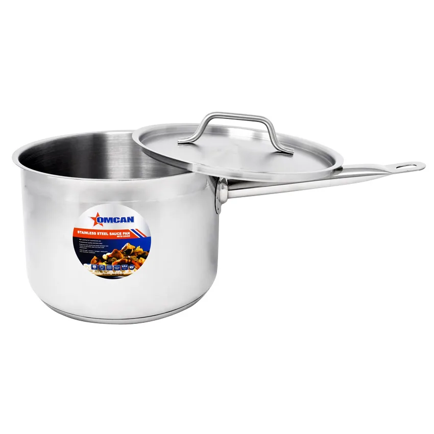 4.5 qt Stainless Steel Sauce Pan with Lid and Handle
