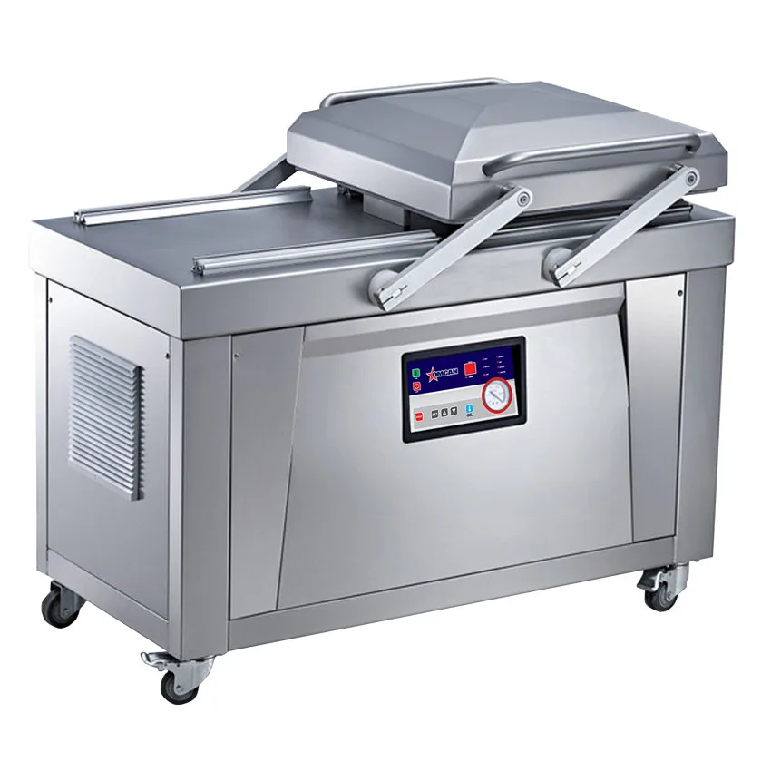 Double Chamber Vacuum Packaging Machine with 4x 23.6" Seal Bars
