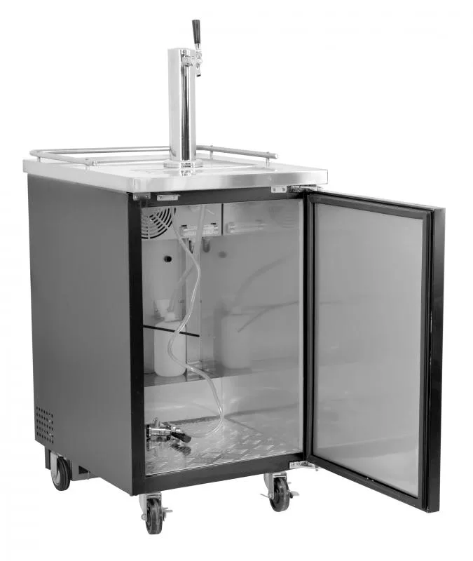 24″ One (1) Door Kegerator / Beer Dispenser with 1 Tap, 6 cu.ft. (170 L)