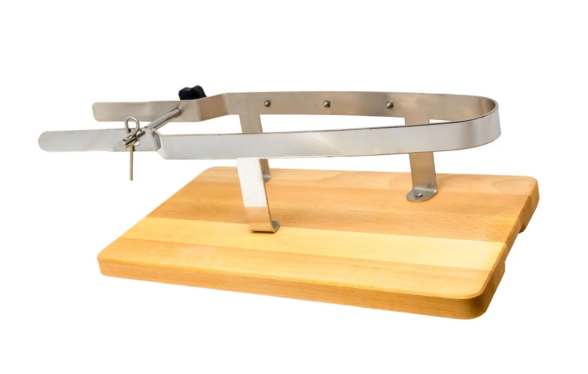 Prosciutto Holders with Wooden Base