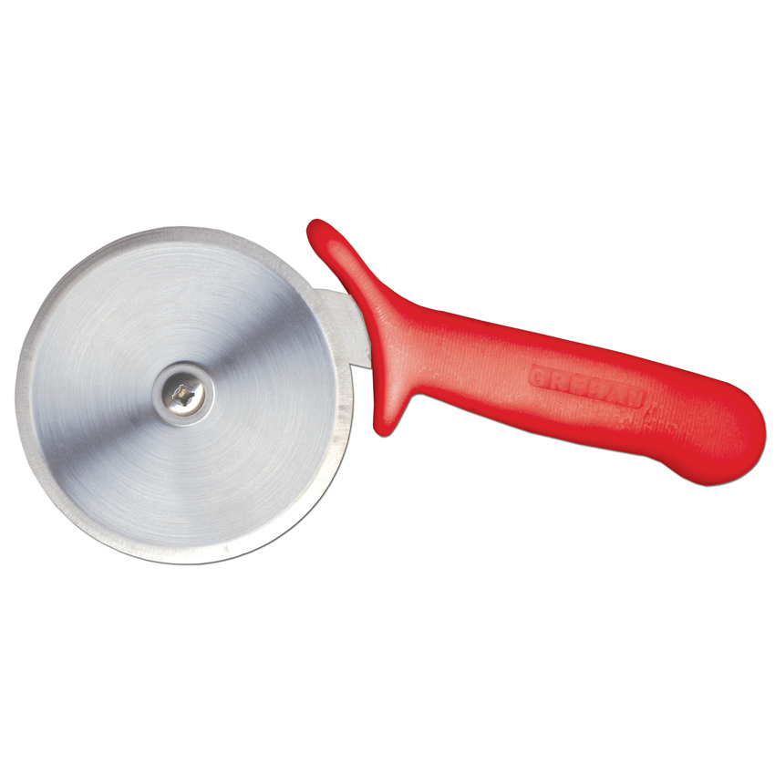 4" R-Style Pizza Cutter with Red Handle