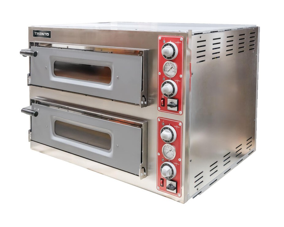 Trento Entry Max Series 39″ Double Chamber Pizza Oven with 27.6″ Chamber – 11.2 kW, 230 V, 3 Ph