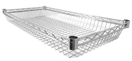 18″ x 36″ Chrome Wire Basket