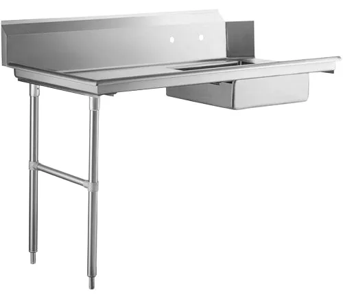 48" Left Side Soiled Dish Table with Sink