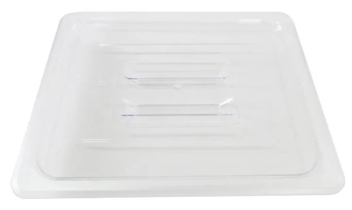 Polycarbonate Half-Size Clear Solid Cover for Food Pan