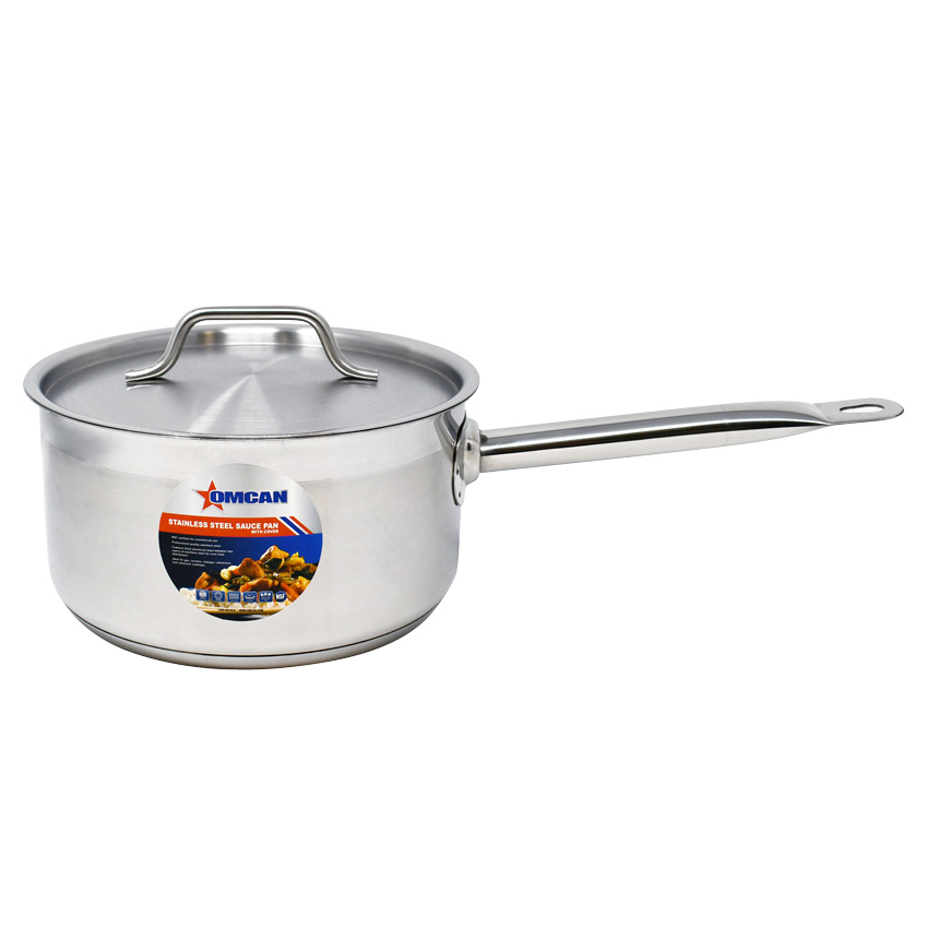 3.5 QT Stainless Steel Sauce Pan with Lid and Handle