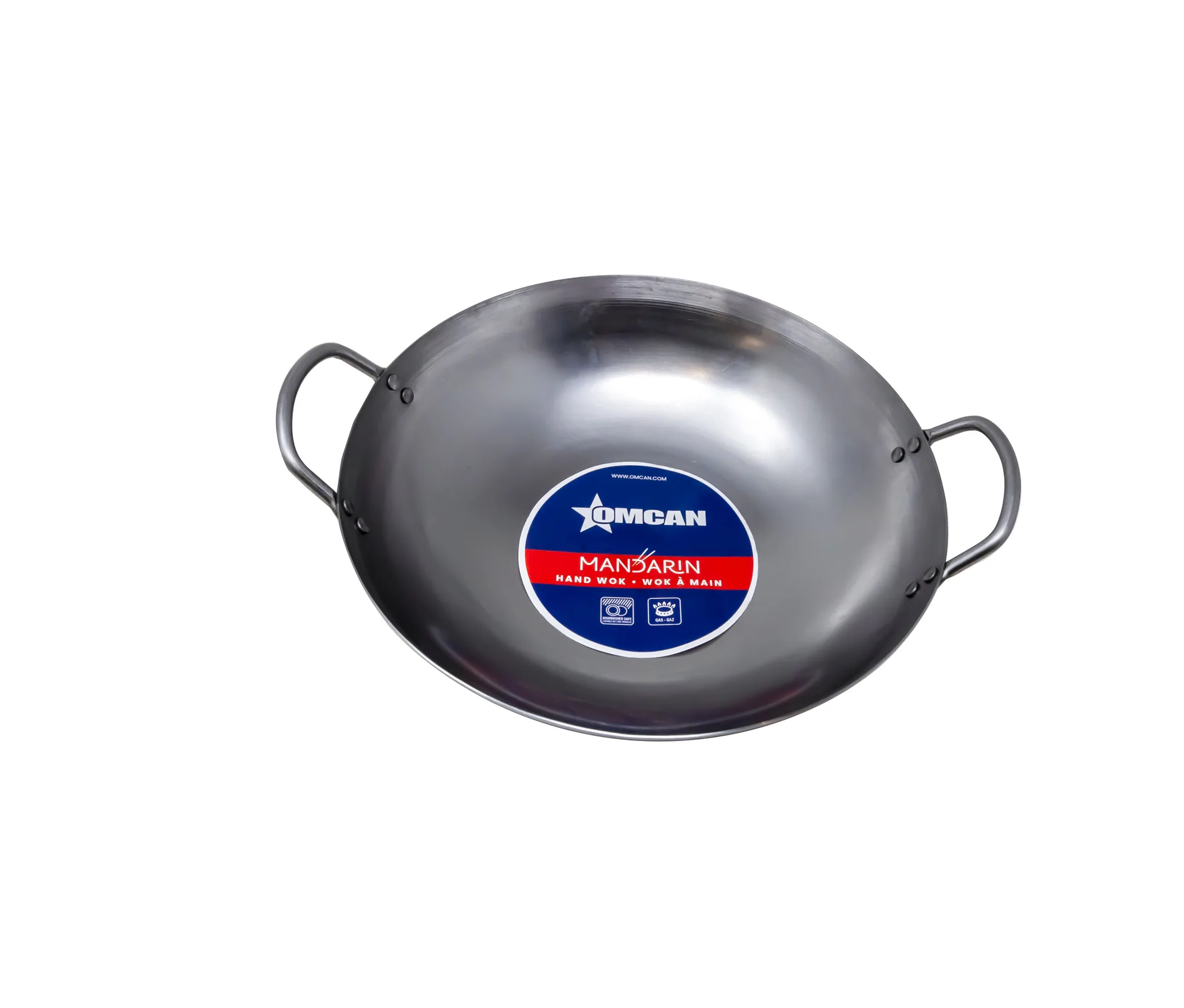12″ Iron Double Ear Cantonese Wok