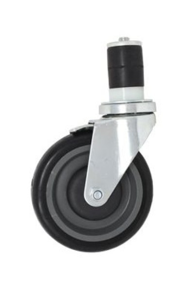5" Caster (without Brake) for Worktables, Equipment Stands and Steam Tables