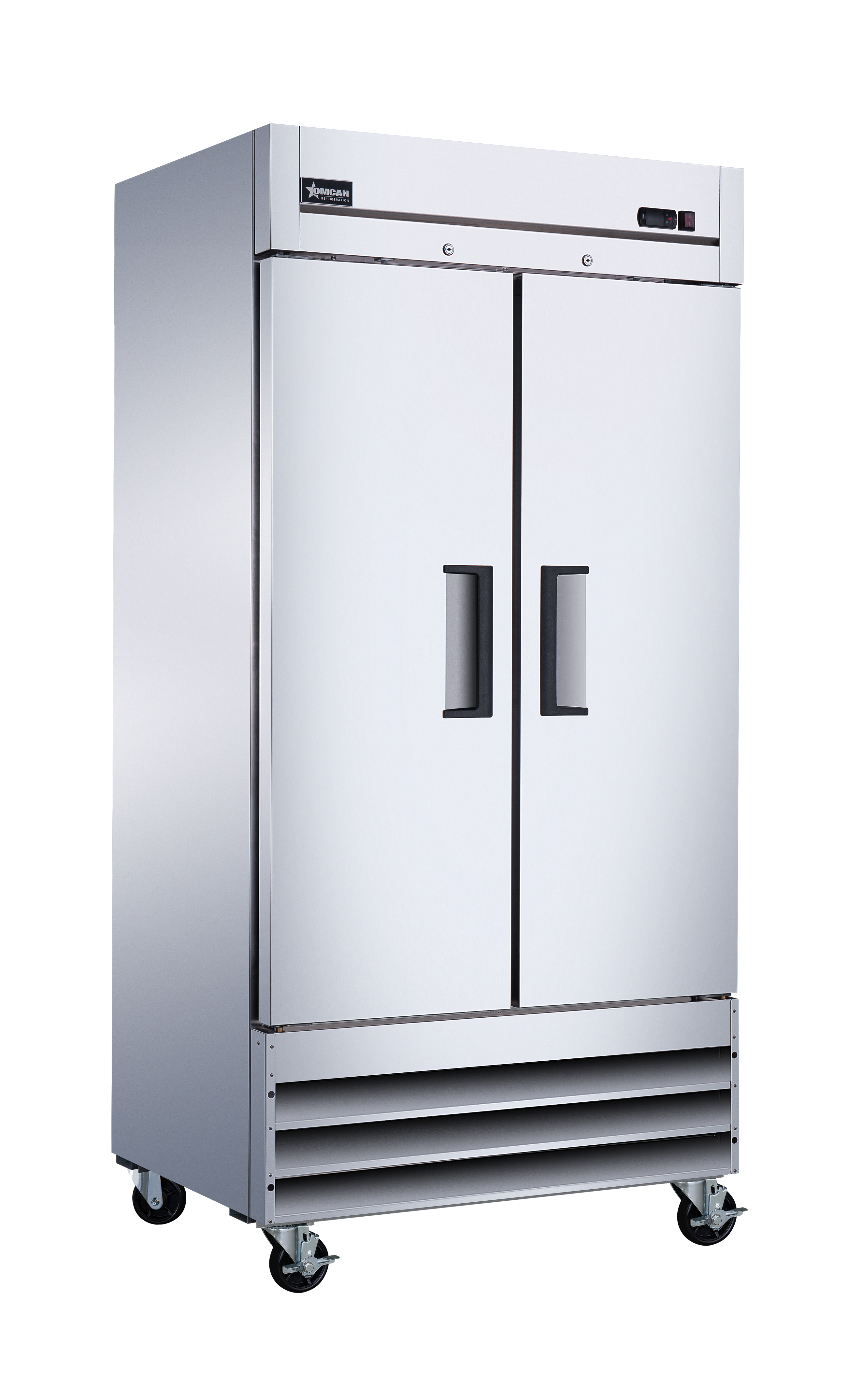 40” Two (2) Door Reach In Refrigerator, 26.5 cu.ft. (750 L), Stainless Steel