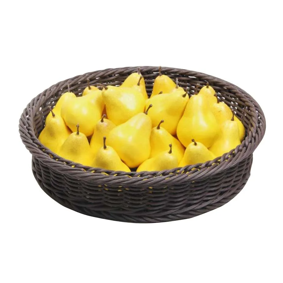 Round Rattan Basket for 3-Tier Display Stand