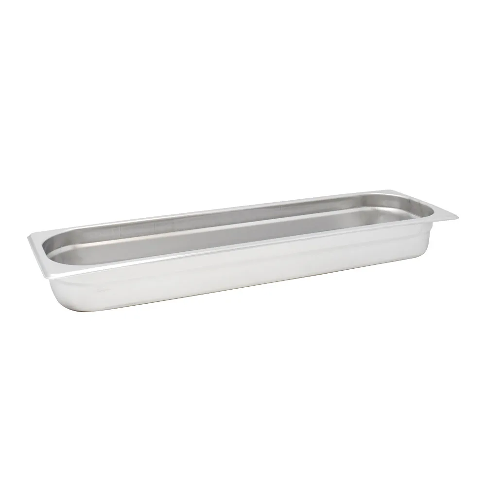 GN 1/2 Half-Size Long Anti-Jam Stainless Steel Steam Table Pan – 2.5″ Deep