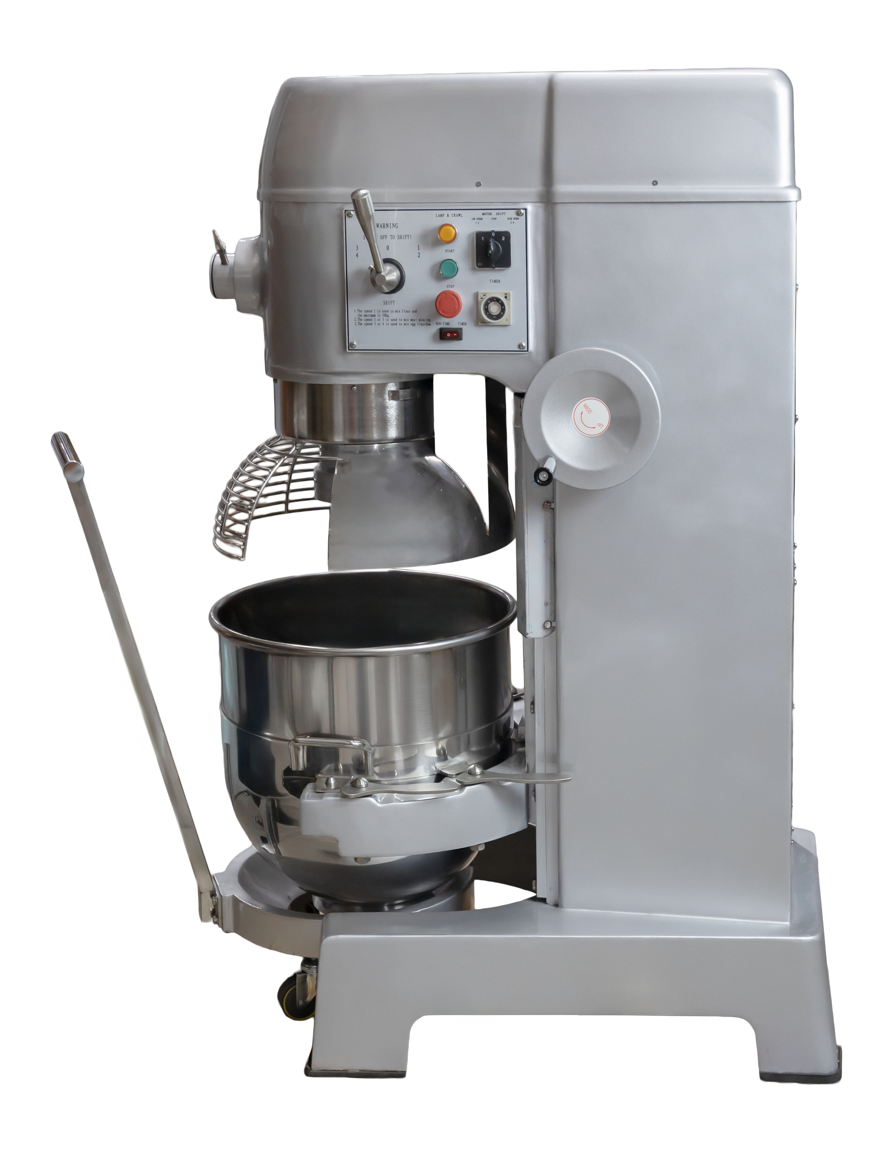 60 qt Standard-Duty Planetary Mixer with Guard – 220V, 3 Ph, 2800W