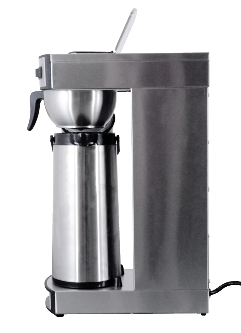 Stainless Steel Coffee Maker with 2-Liter Air Pot capacity