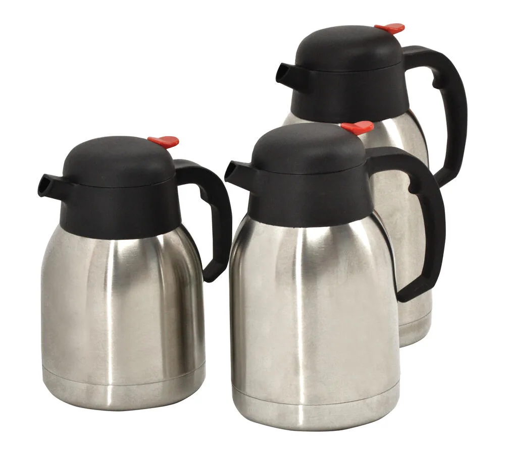 51 oz (1.5 L) Double-Wall Insulated Stainless Steel Thermal Coffee Carafe
