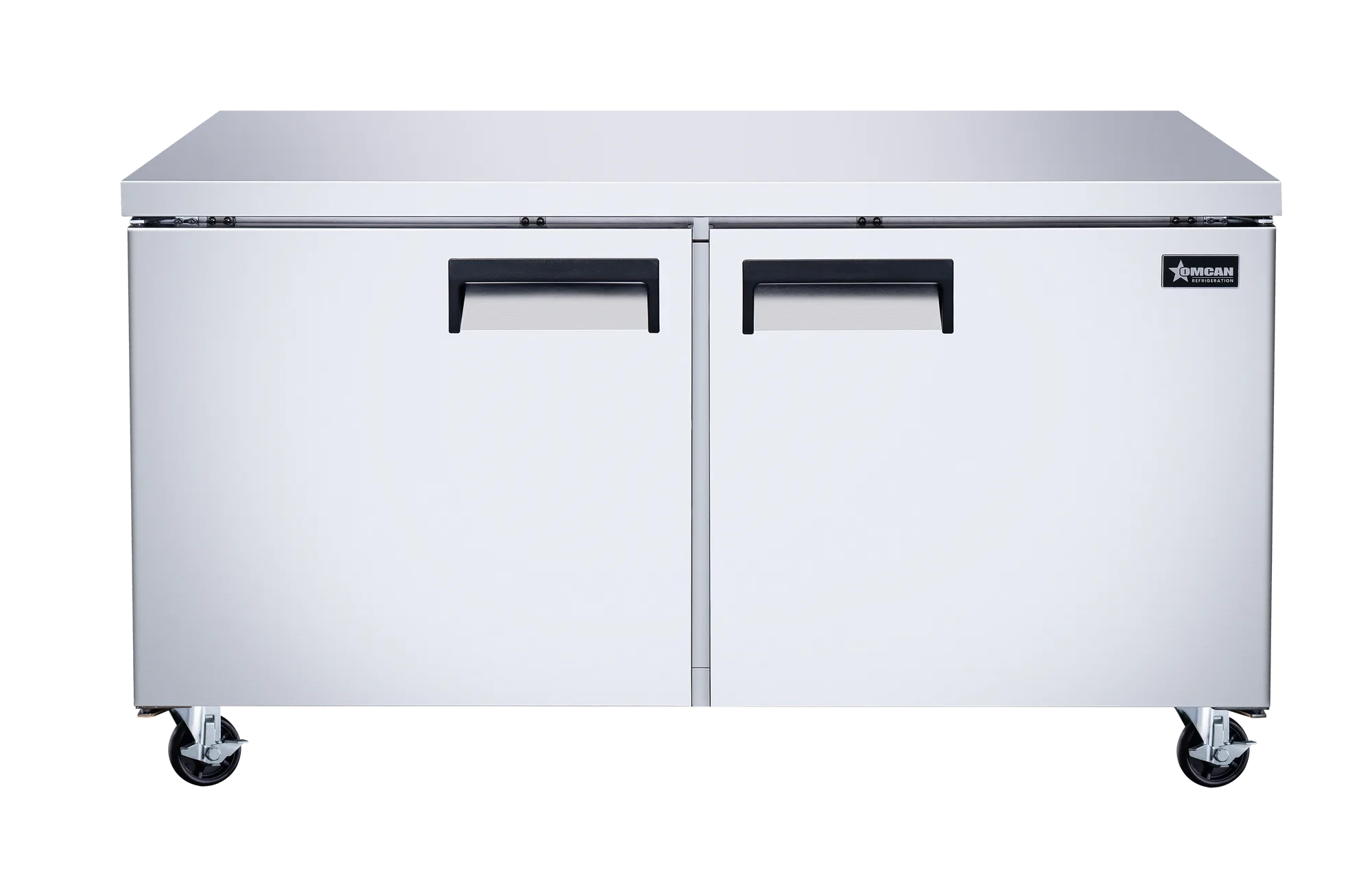 60″ Two (2) Door Undercounter Refrigerator, 15 cu.ft. (425 L), Stainless Steel